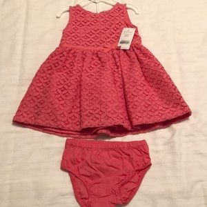 NWT Carter’s 2 Piece Dress w/Matching Panties